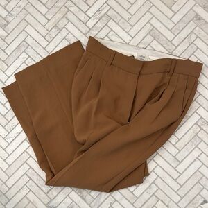 Aritzia Wilfred Effortless Brown Trousers